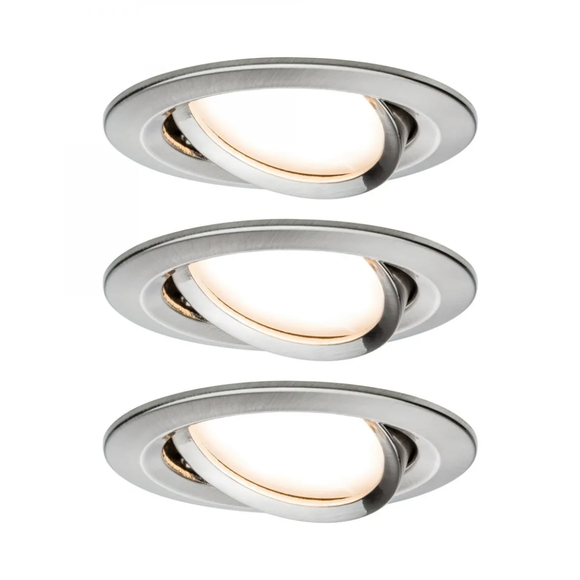 Paulmann No. 93483 Einbauleuchte LED Coin Nova rund 6W Eisen 3-Stufen dimmbar