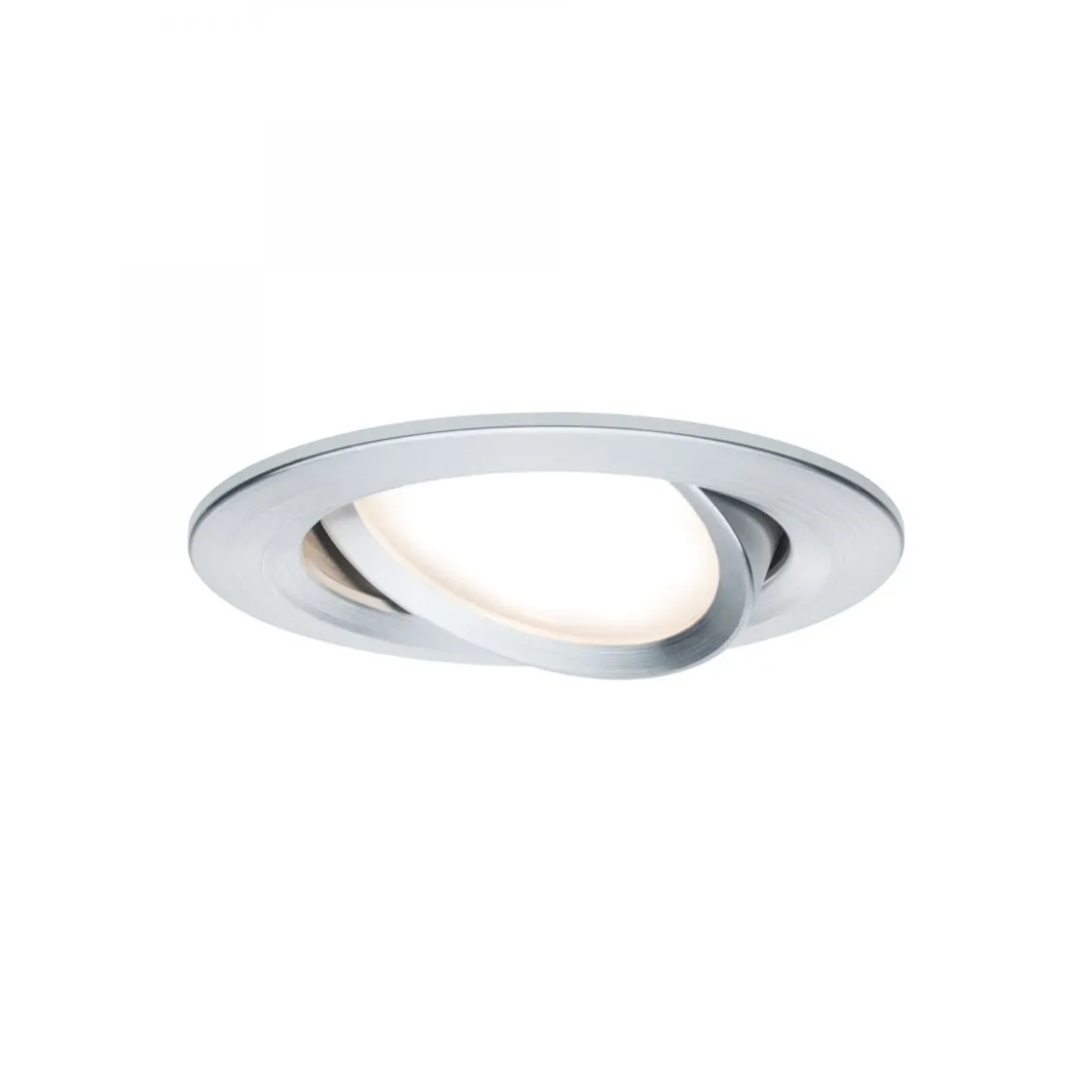 Paulmann No. 93487 Einbauleuchte LED Coin Nova rund 6W Alu gedreht 3-Stufen dimmbar