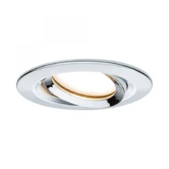 Paulmann No. 93488 Einbauleuchte LED Coin Nova rund 470lm Chrom 3-Stufen dimmbar
