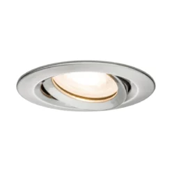Paulmann No. 92899 Einbauleuchte LED Nova IP65 rund 7W GU10 Eisen 1er-Set schwenkbar