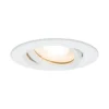 Paulmann No. 92897 Einbauleuchte LED Nova IP65 rund 7W GU10 Weiß 1er-Set schwenkbar
