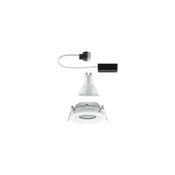 Paulmann No. 92897 Einbauleuchte LED Nova IP65 rund 7W GU10 Weiß 1er-Set schwenkbar
