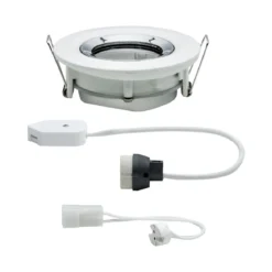 Paulmann No. 93663 Einbauleuchte LED Nova IP65 rund max. 35W Weiß, Chrom 1er-Set schwenkbar