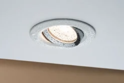 Paulmann No. 93663 Einbauleuchte LED Nova IP65 rund max. 35W Weiß, Chrom 1er-Set schwenkbar