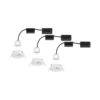 Paulmann No. 92971 Einbauleuchte Nova mini Plus EasyDim schwenkbar 3x4,2W 2.700K Weiß