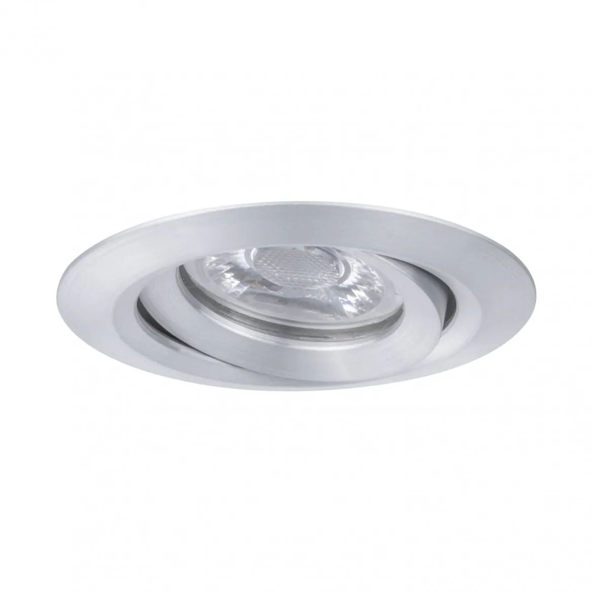 Paulmann No. 94296 Einbauleuchte Nova mini schwenkbar 4W 2.700K Alu gedreht 230V