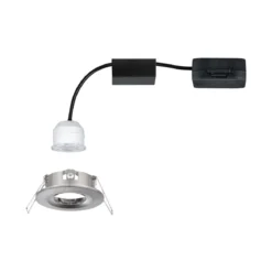 Paulmann No. 94300 Einbauleuchte Nova mini starr IP44 4W 2.700K Eisen gebürstet 230V