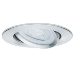 Paulmann No. 93640 Einbauleuchte Nova IP23 rund Alu gedreht 1er-Set, max. 35W GU10