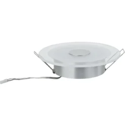 Paulmann No. 92543 Einbauleuchten Set Premium Line LED Whirl 6W Alu, Satin, 3er Set