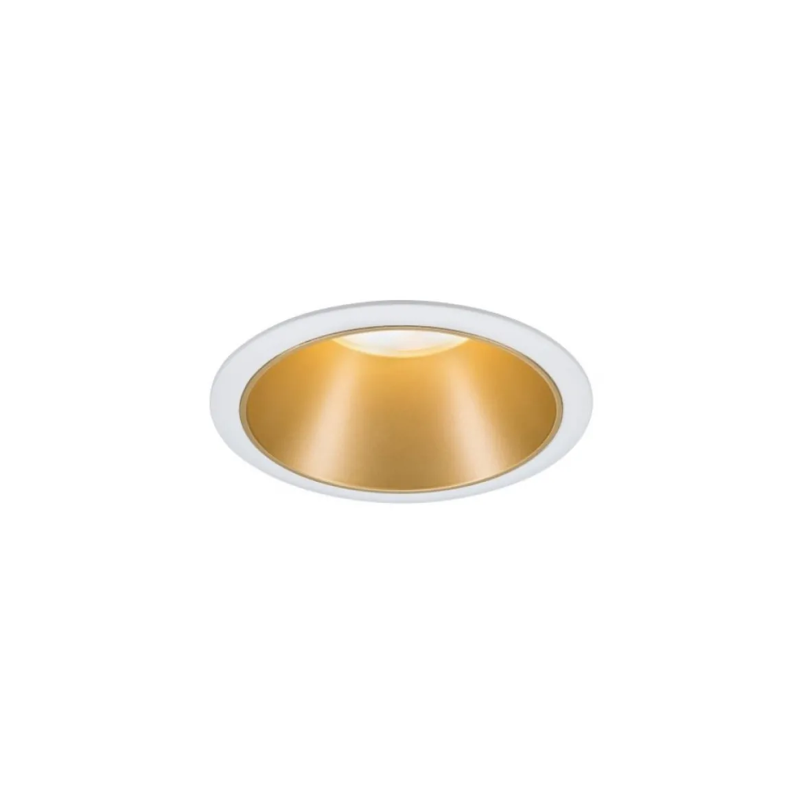 Paulmann No. 93406 Einbauleuchten Set LED Cole Weiß Gold 3-Step dimmbar 2700K