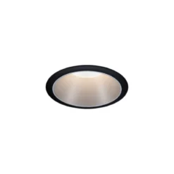 Paulmann No. 93408 Einbauleuchten Set LED Cole Silber Schwarz 3-Step dimmbar 2700K