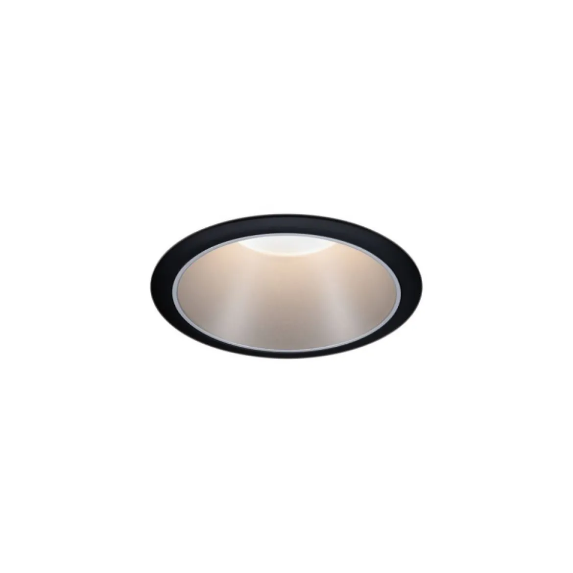 Paulmann No. 93408 Einbauleuchten Set LED Cole Silber Schwarz 3-Step dimmbar 2700K