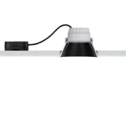 Paulmann No. 93408 Einbauleuchten Set LED Cole Silber Schwarz 3-Step dimmbar 2700K
