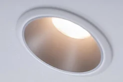 Paulmann No. 93410 Einbauleuchten Set LED Cole Weiß Silber 3-Step dimmbar 2700K