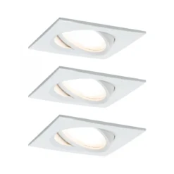 Paulmann No. 93678 Einbauleuchten Set LED Nova Plus 3x6W Weiß dimmbar