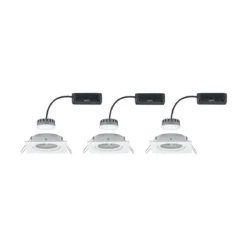 Paulmann No. 93678 Einbauleuchten Set LED Nova Plus 3x6W Weiß dimmbar