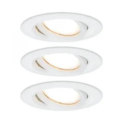 Paulmann No. 93682 Einbauleuchten Set LED Nova Plus 3x6W weiß dimmbar