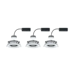 Paulmann No. 93684 Einbauleuchten Set LED Nova Plus 3x6W chrom dimmbar