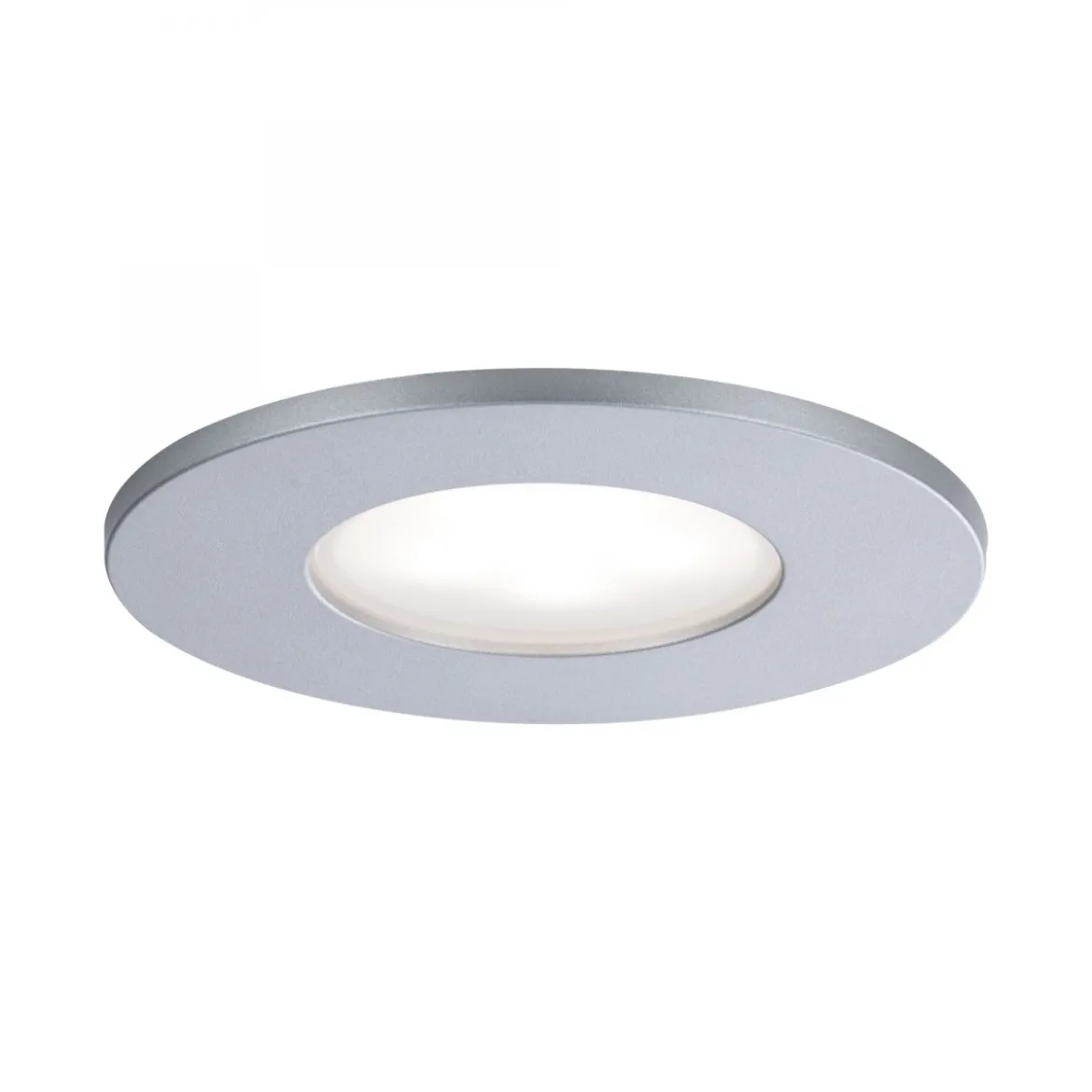 Paulmann No. 99933 Einbauleuchten Set LED Calla rund 3er-Set Chrom matt schwenkbar dimmbar