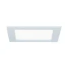 Paulmann No. 92065 Einbaupanel LED eckig 12W 4000K Weiß IP44 spritzwassergeschützt