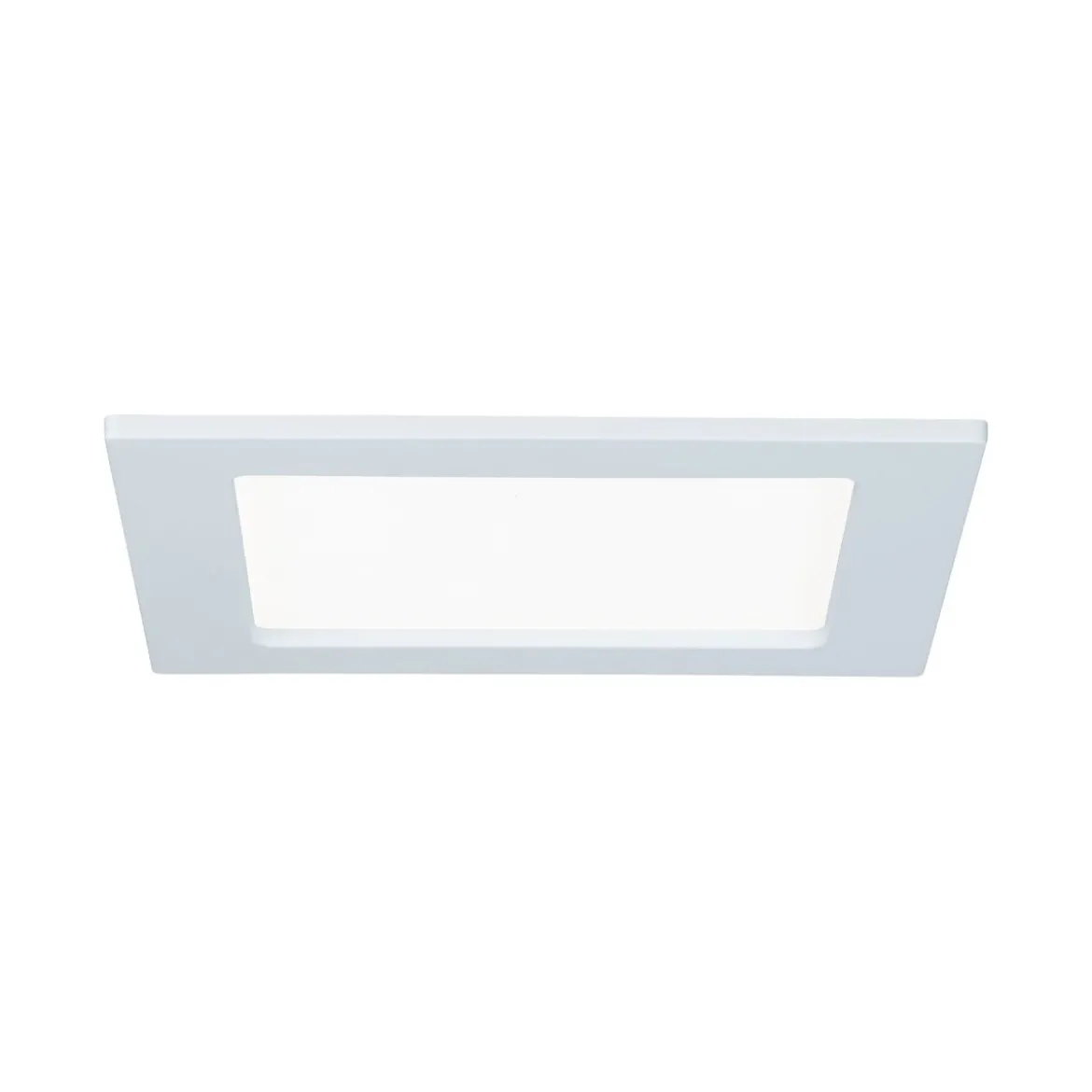 Paulmann No. 92065 Einbaupanel LED eckig 12W 4000K Weiß IP44 spritzwassergeschützt