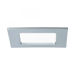 Paulmann No. 92076 Einbaupanel LED eckig 6W 4000K Chrom matt IP44 spritzwassergeschützt
