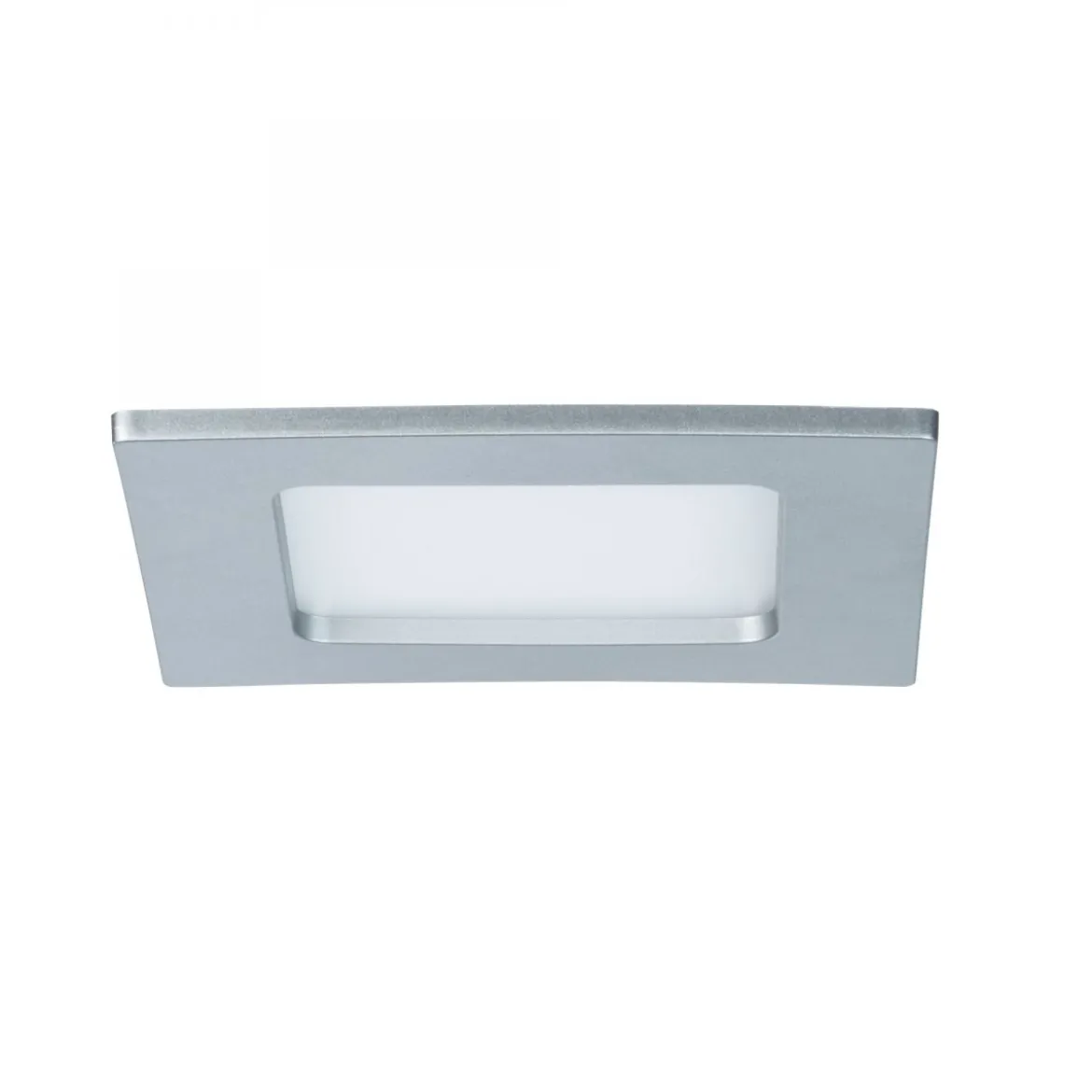 Paulmann No. 92076 Einbaupanel LED eckig 6W 4000K Chrom matt IP44 spritzwassergeschützt