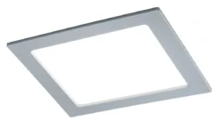 Paulmann No. 92078 Einbaupanel LED eckig 18W 4000K Chrom matt IP44 spritzwassergeschützt
