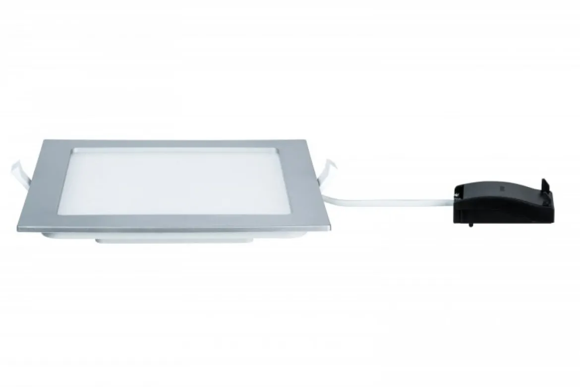 Paulmann No. 92078 Einbaupanel LED eckig 18W 4000K Chrom matt IP44 spritzwassergeschützt