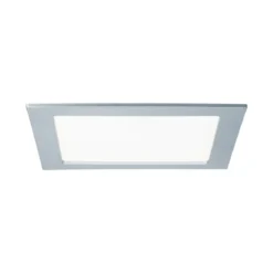 Paulmann No. 92078 Einbaupanel LED eckig 18W 4000K Chrom matt IP44 spritzwassergeschützt