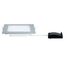 Paulmann No. 92080 Einbaupanel LED eckig 12W 2700K Chrom matt IP44 spritzwassergeschützt