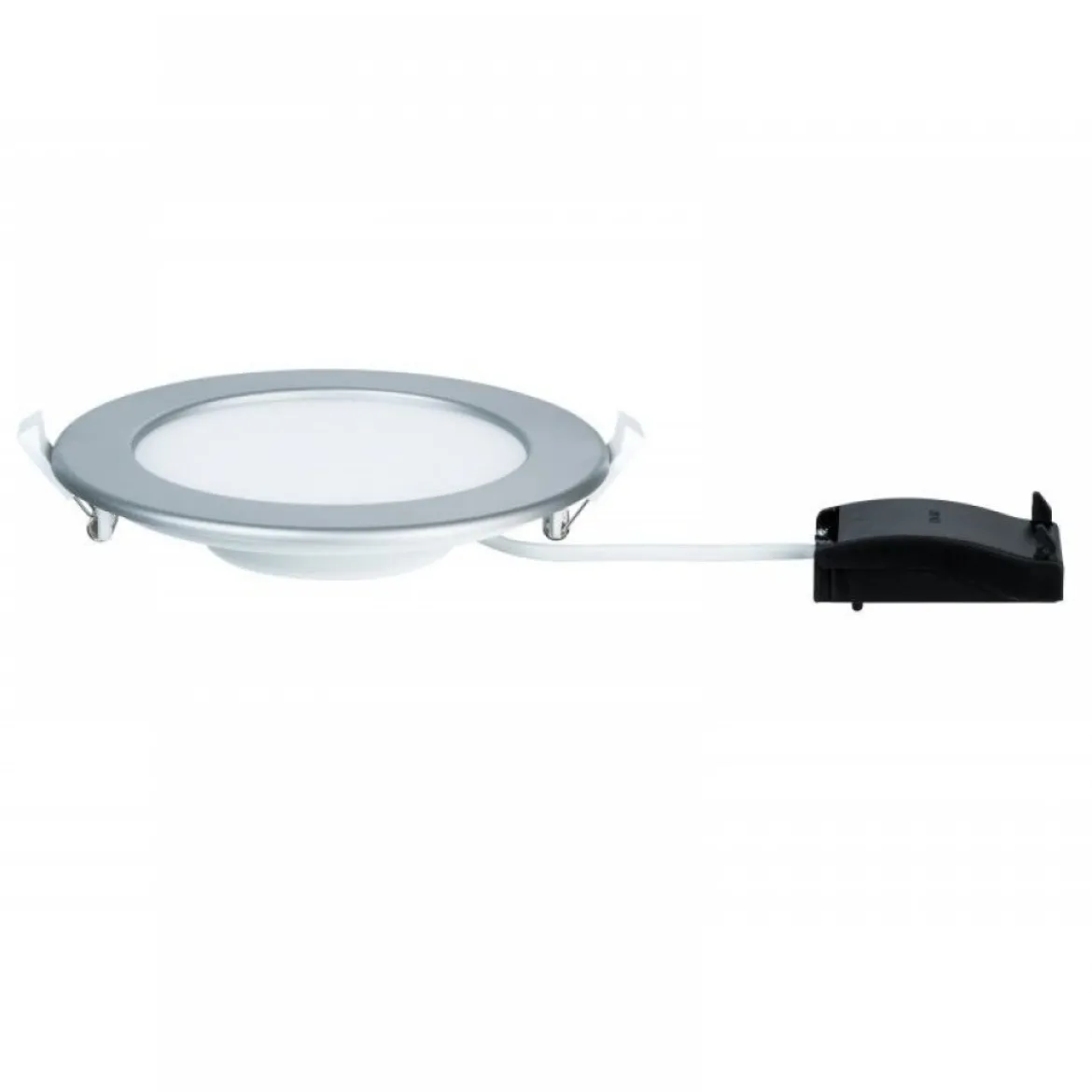 Paulmann No. 92074 Einbaupanel LED rund 12W 2700K Chrom matt IP44 spritzwassergeschützt