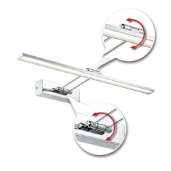 Paulmann No. 99896 Galeria Bilderleuchte LED Beam Sixty 11W Nickel gebürstet
