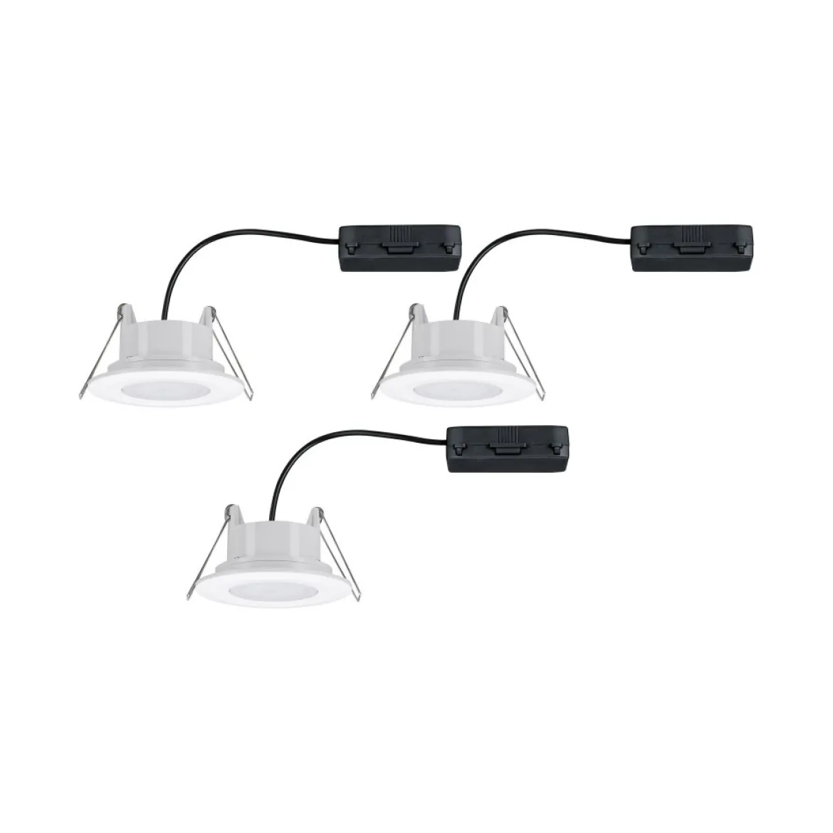 Paulmann No. 92999 HomeSpa Einbauleuchte LED Calla IP65 3er-Set WhiteSwitch