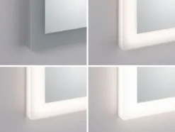 Paulmann No. 78951 HomeSpa LED Leuchtspiegel Mirra eckig IP44 21W WhiteSwitch