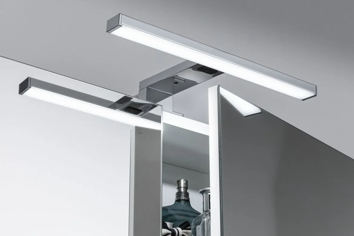 Paulmann No. 78950 HomeSpa LED Spiegelleuchte Selo IP44 Chrom 3,7W WhiteSwitch 2.700K