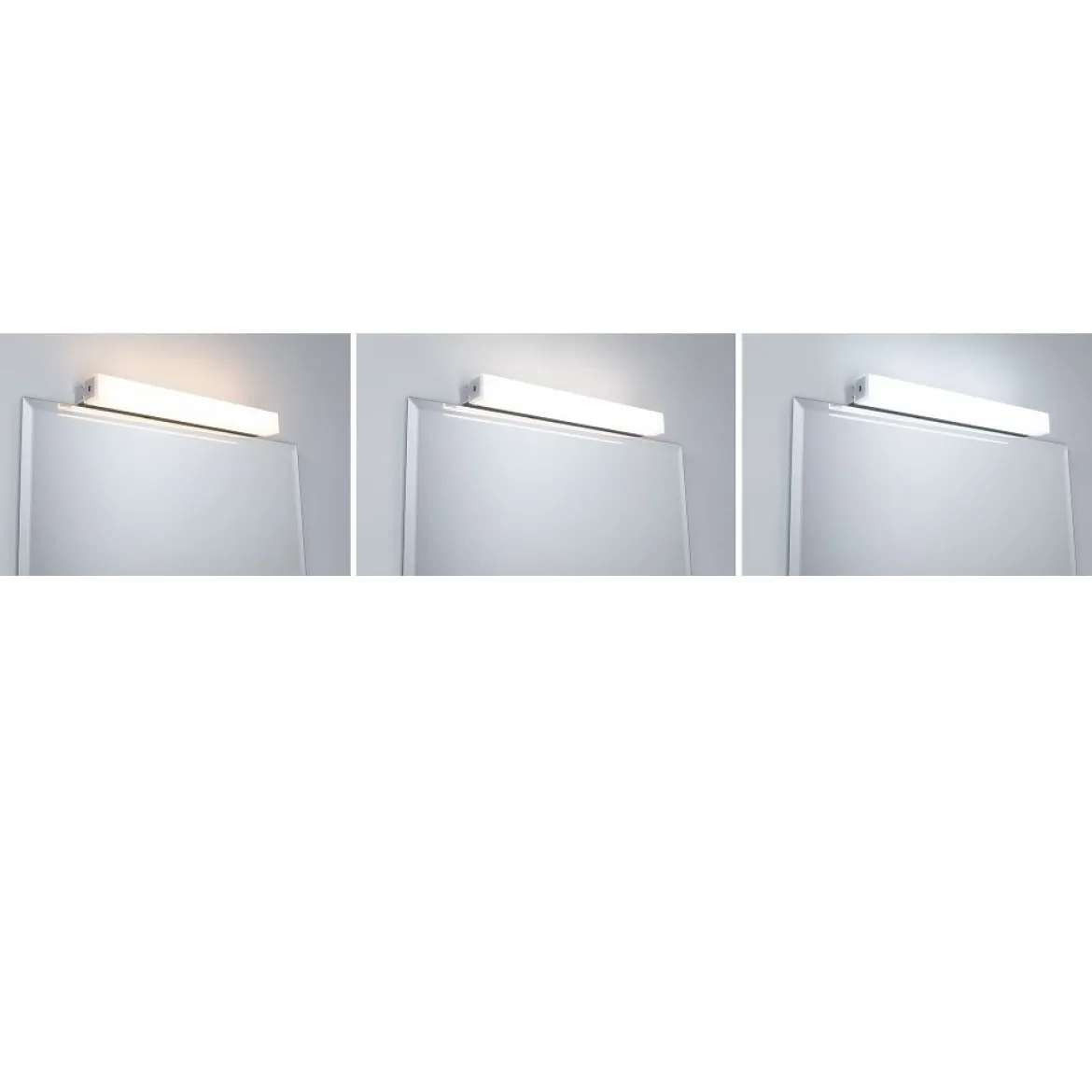 Paulmann No. 78948 HomeSpa LED Spiegelleuchte Luno IP44 Alu 6W WhiteSwitch 2700K