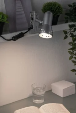 Paulmann No. 99825 Klemmspot max.40W Gryps 230V E14 Eisen gebürstet