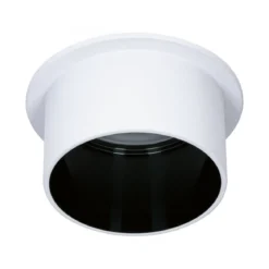 Paulmann No. 93376 LED Einbauleuchte Gil 6W IP44 2700K Weiß Schwarz 3-Stufen dimmbar