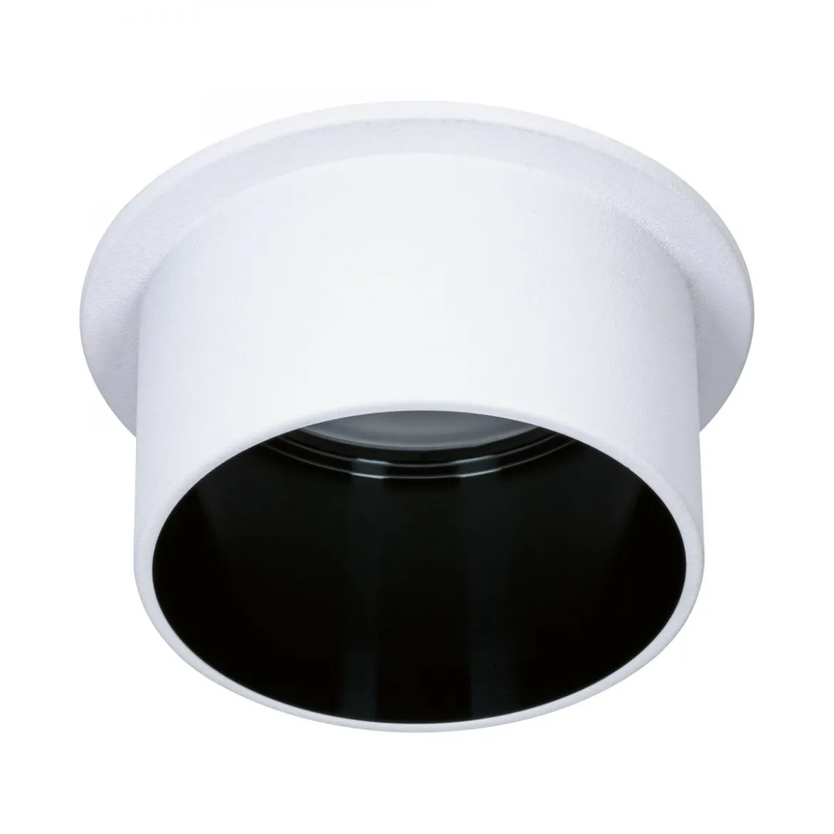 Paulmann No. 93376 LED Einbauleuchte Gil 6W IP44 2700K Weiß Schwarz 3-Stufen dimmbar