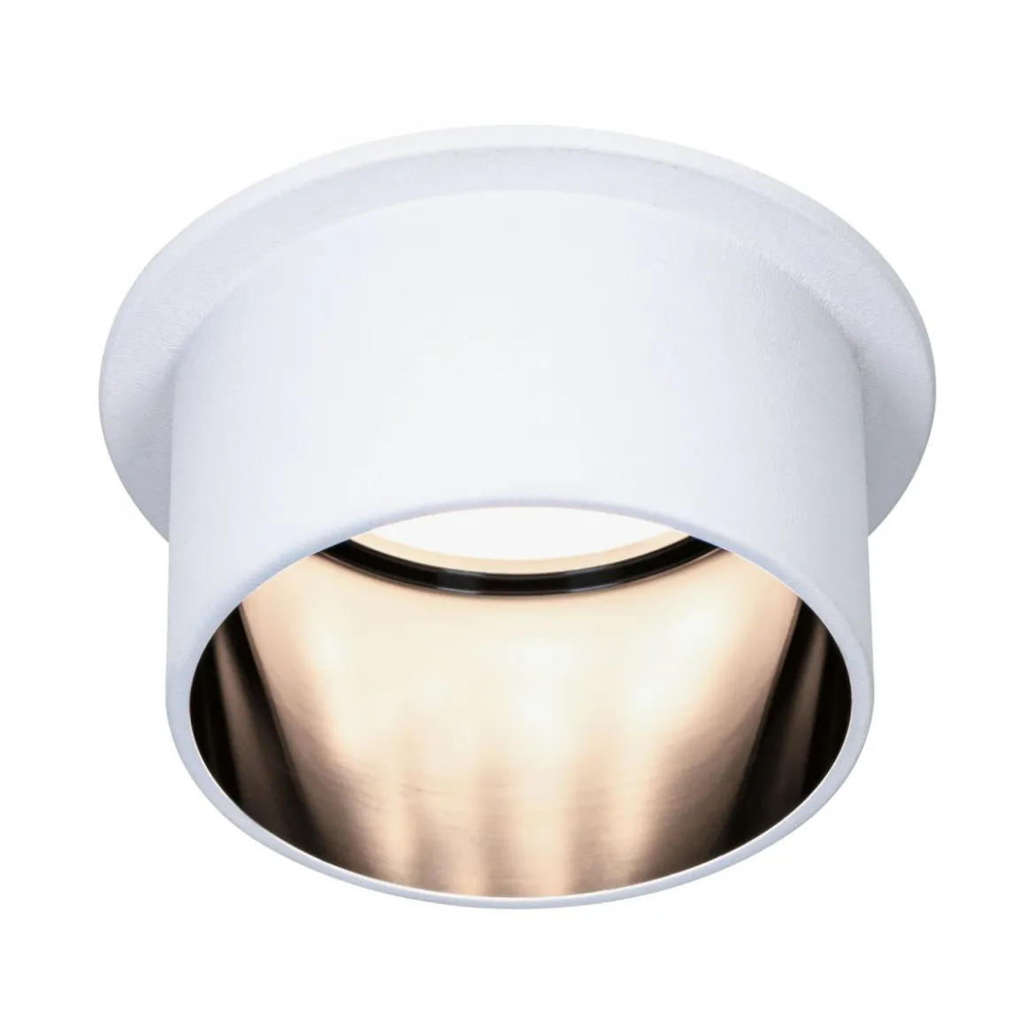 Paulmann No. 93376 LED Einbauleuchte Gil 6W IP44 2700K Weiß Schwarz 3-Stufen dimmbar