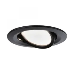 Paulmann No. 94471 LED Einbauleuchte Nova rund 3x6,5W schwarz schwenkbar IP23