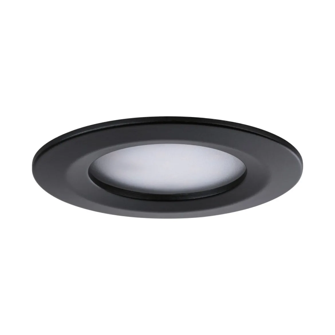 Paulmann No. 94473 LED Einbauleuchte Nova rund 3x6,5W schwarz IP44