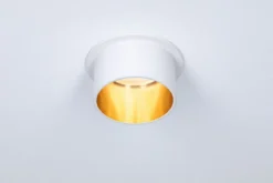 Paulmann No. 93380 LED Einbauleuchte Gil 6W IP44 2700K Weiß Gold 3-Stufen dimmbar