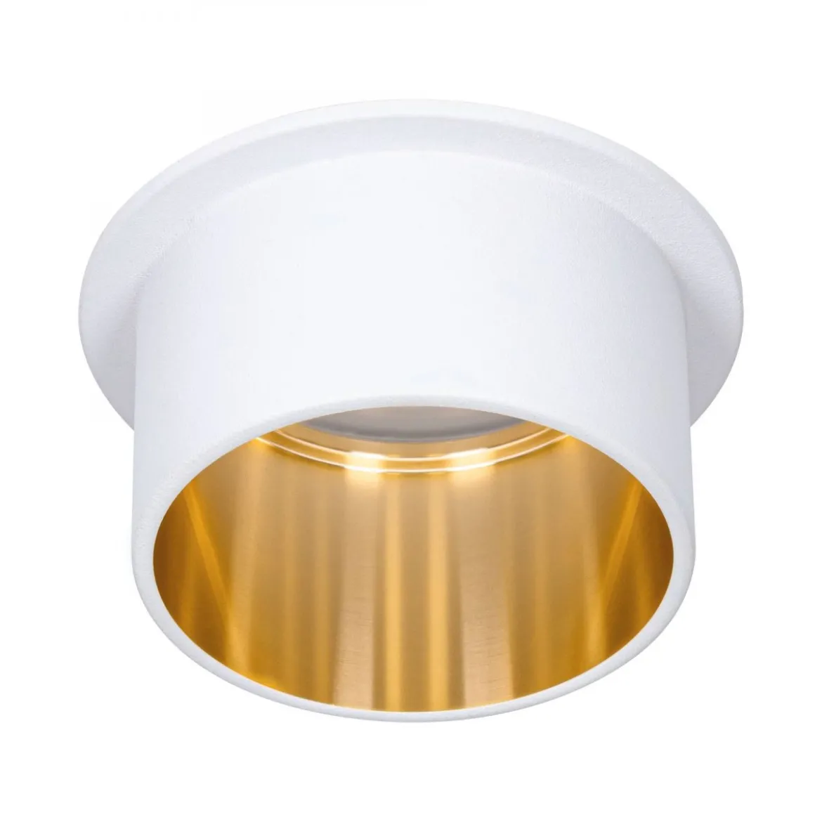 Paulmann No. 93380 LED Einbauleuchte Gil 6W IP44 2700K Weiß Gold 3-Stufen dimmbar
