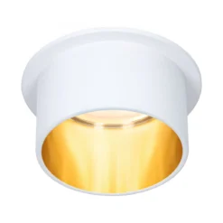 Paulmann No. 93380 LED Einbauleuchte Gil 6W IP44 2700K Weiß Gold 3-Stufen dimmbar