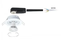 Paulmann No. 93400 LED Einbauleuchte Base rund 10x10W GU10 Weiß