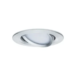 Paulmann No. 93433 LED Einbauleuchten Nova rund 6,5W GU10 Alu 3er-Set schwenkbar