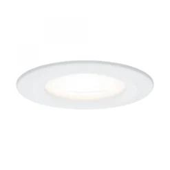 Paulmann No. 93441 LED Einbauleuchte Nova rund 6,5W GU10 Weiß matt 1er-Set starr IP44