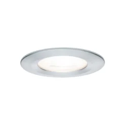 Paulmann No. 93444 LED Einbauleuchte Nova rund 6,5W GU10 Alu 3er-Set starr IP44